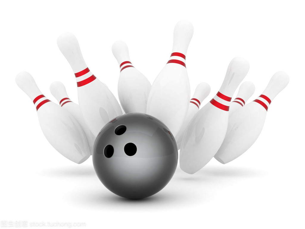 彩虹糖打保齡球