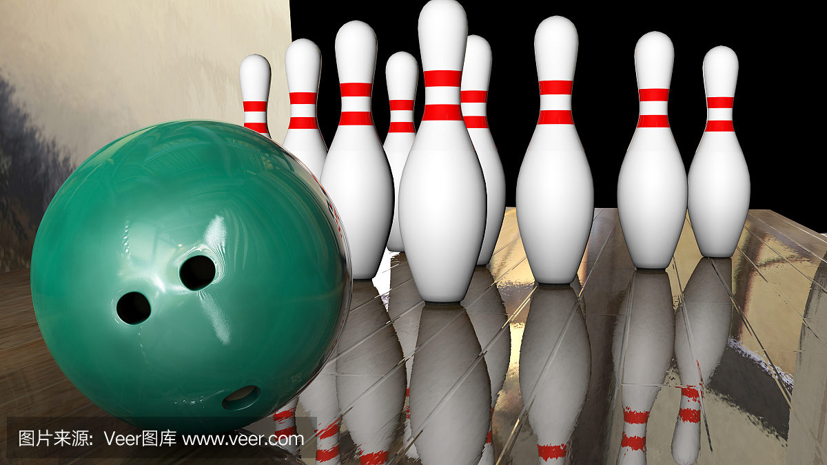 前景保齡球游戲