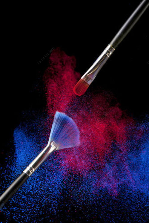 黑色化妝用品高速拍攝jpg背景圖 潑墨 設計圖片 免費下載 頁面網頁 平面電商 創意素材 png免摳素材