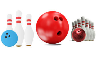 保齡球素材