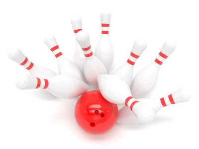 保齡球球和吃喝玩樂